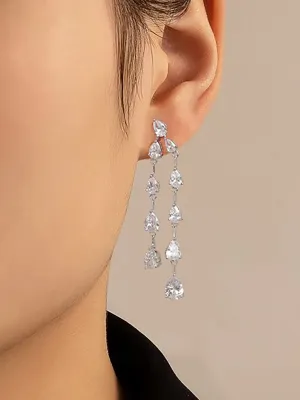 Crystal Drop Earrings
