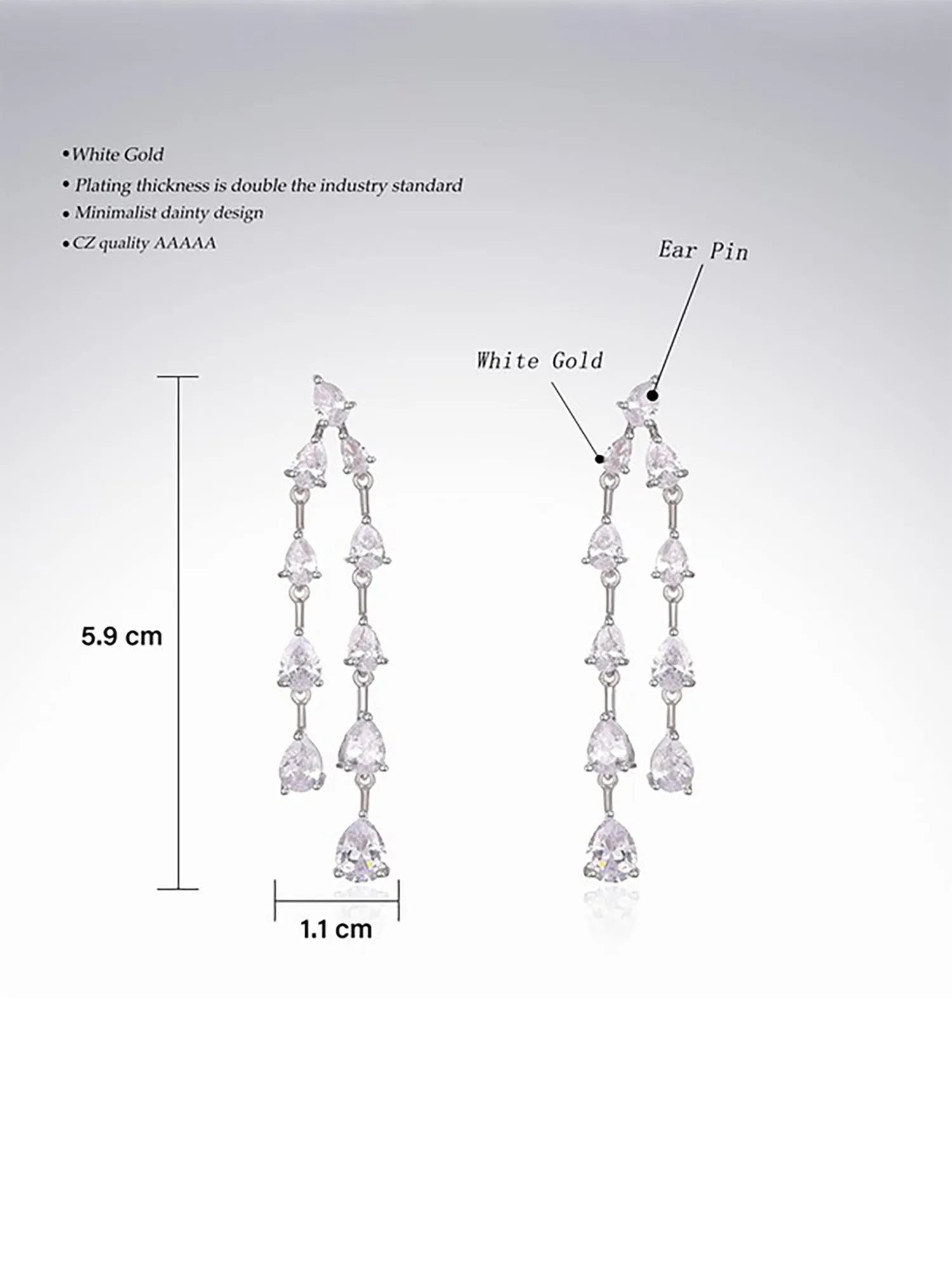Crystal Drop Earrings
