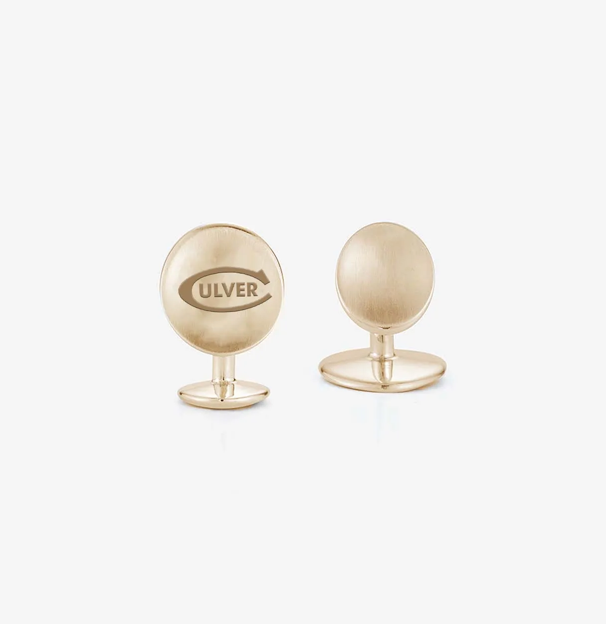 Culver Logo Organic Cufflinks - Cavan Gold