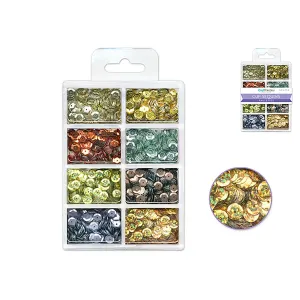 Cup Sequins 8 Shades Dazzling Metallics 0.56oz