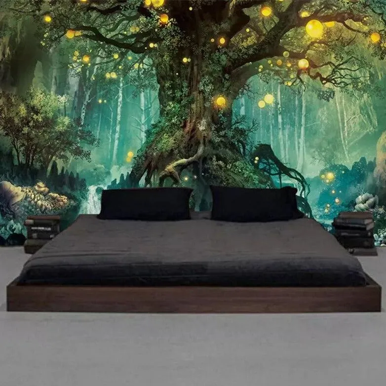 Custom Wallpaper Mural Beautiful Dream Forest (㎡)