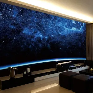 Custom Wallpaper Mural Beautiful Starry Sky (㎡)