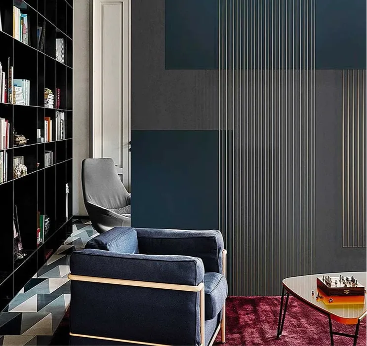 Custom Wallpaper Mural Modern Minimal Vertical Lines (㎡)