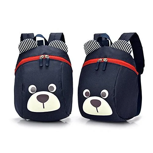Cute Bear Small Toddler Backpack With Leash