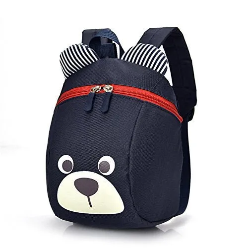 Cute Bear Small Toddler Backpack With Leash