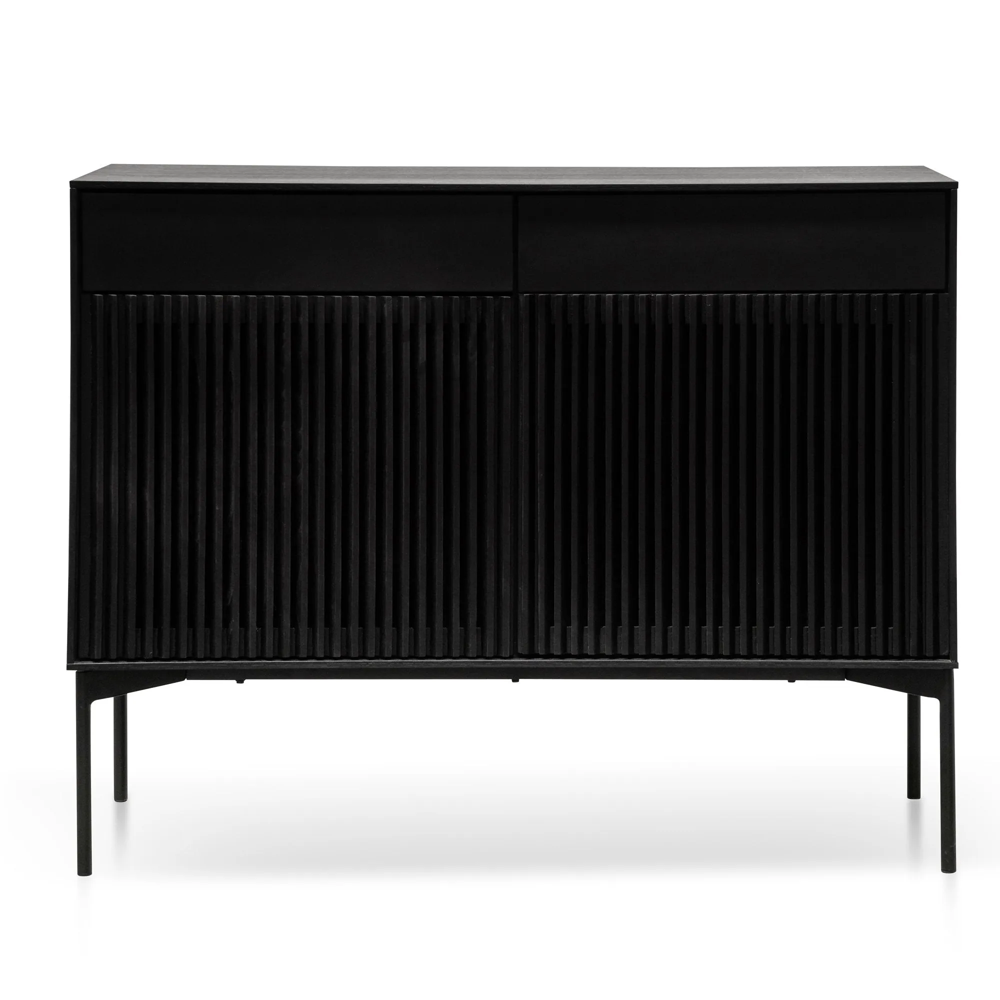 Dahlia 110cm Wooden Sideboard Unit - Black Oak