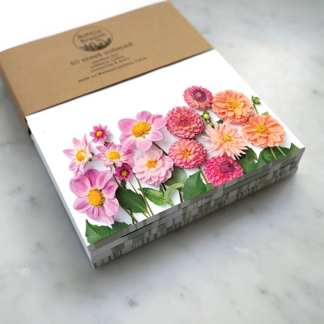 Dahlias | Large Notepad