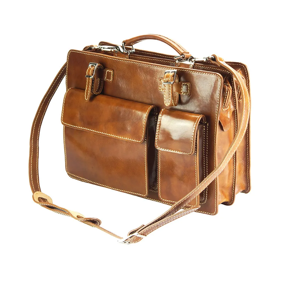 Daniele leather briecase