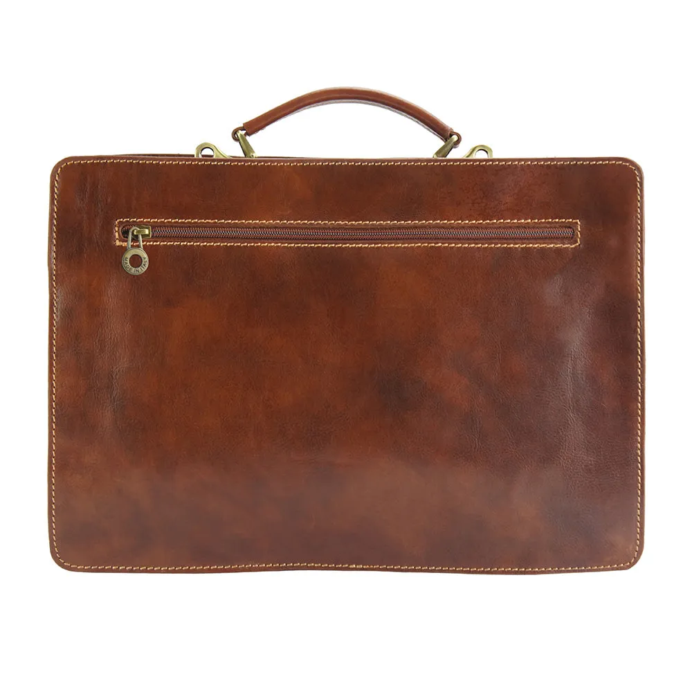 Daniele leather briecase