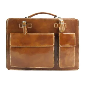 Daniele leather briecase