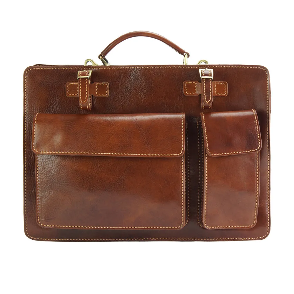 Daniele leather briecase