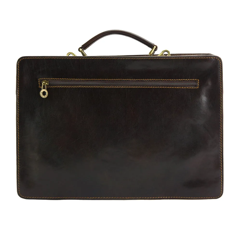 Daniele leather briecase