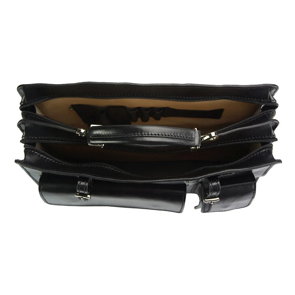 Daniele leather briecase