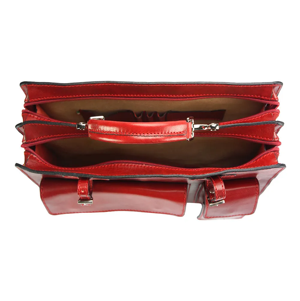 Daniele leather briecase