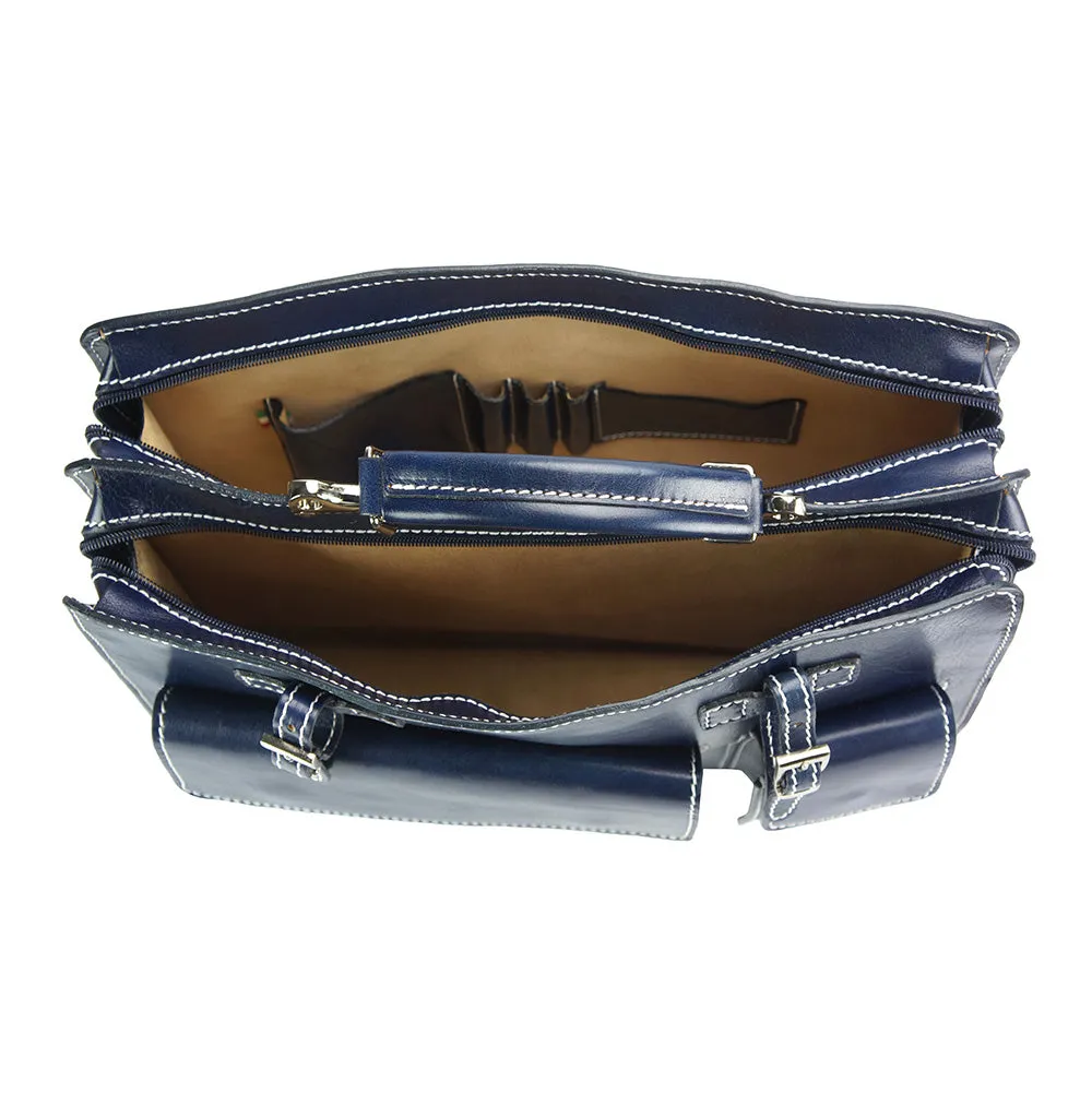 Daniele leather briecase