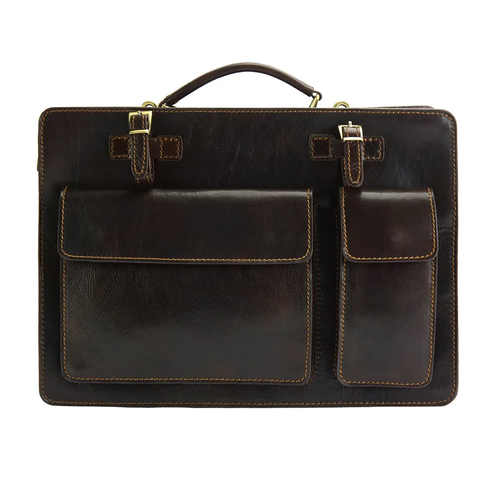 Daniele leather briecase