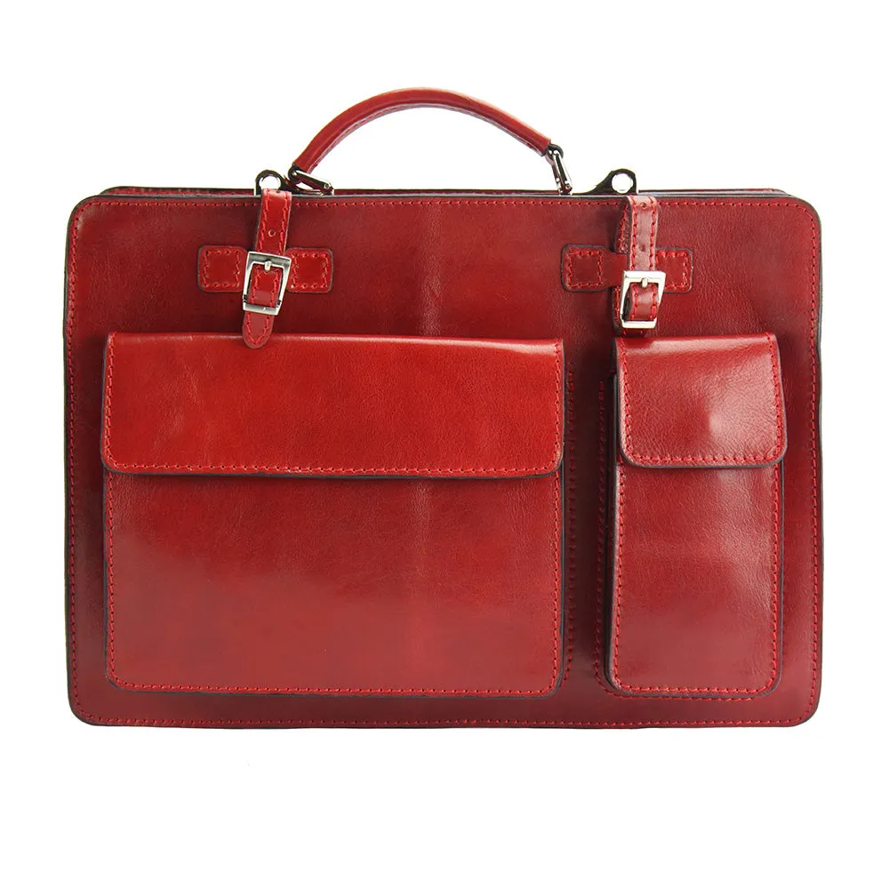 Daniele leather briecase