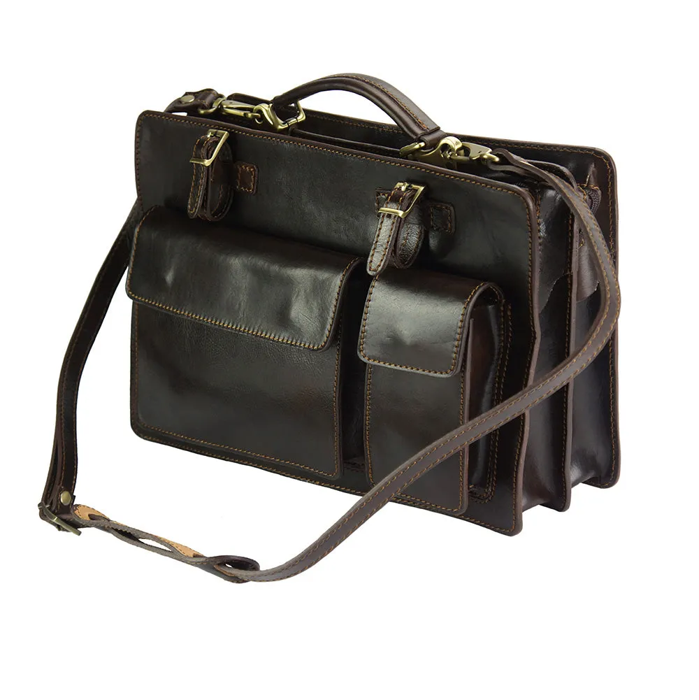 Daniele leather briecase