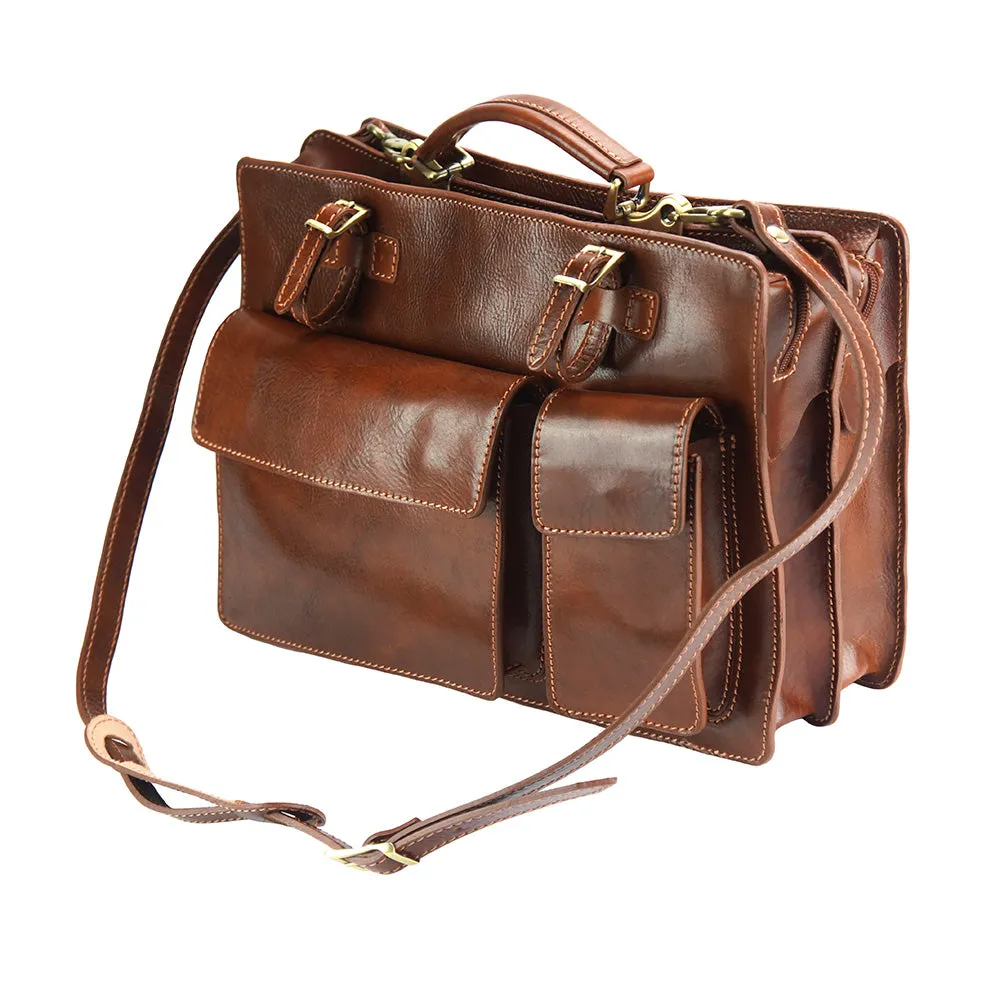 Daniele leather briecase