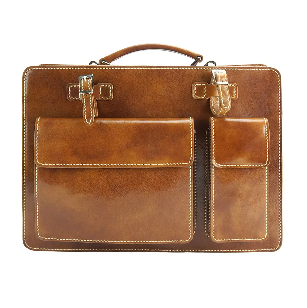 Daniele leather briecase