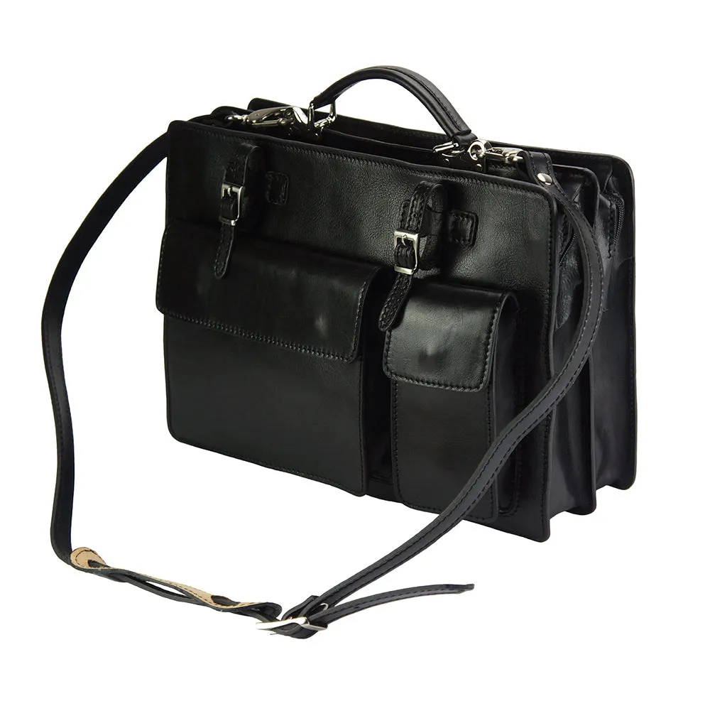 Daniele leather briecase