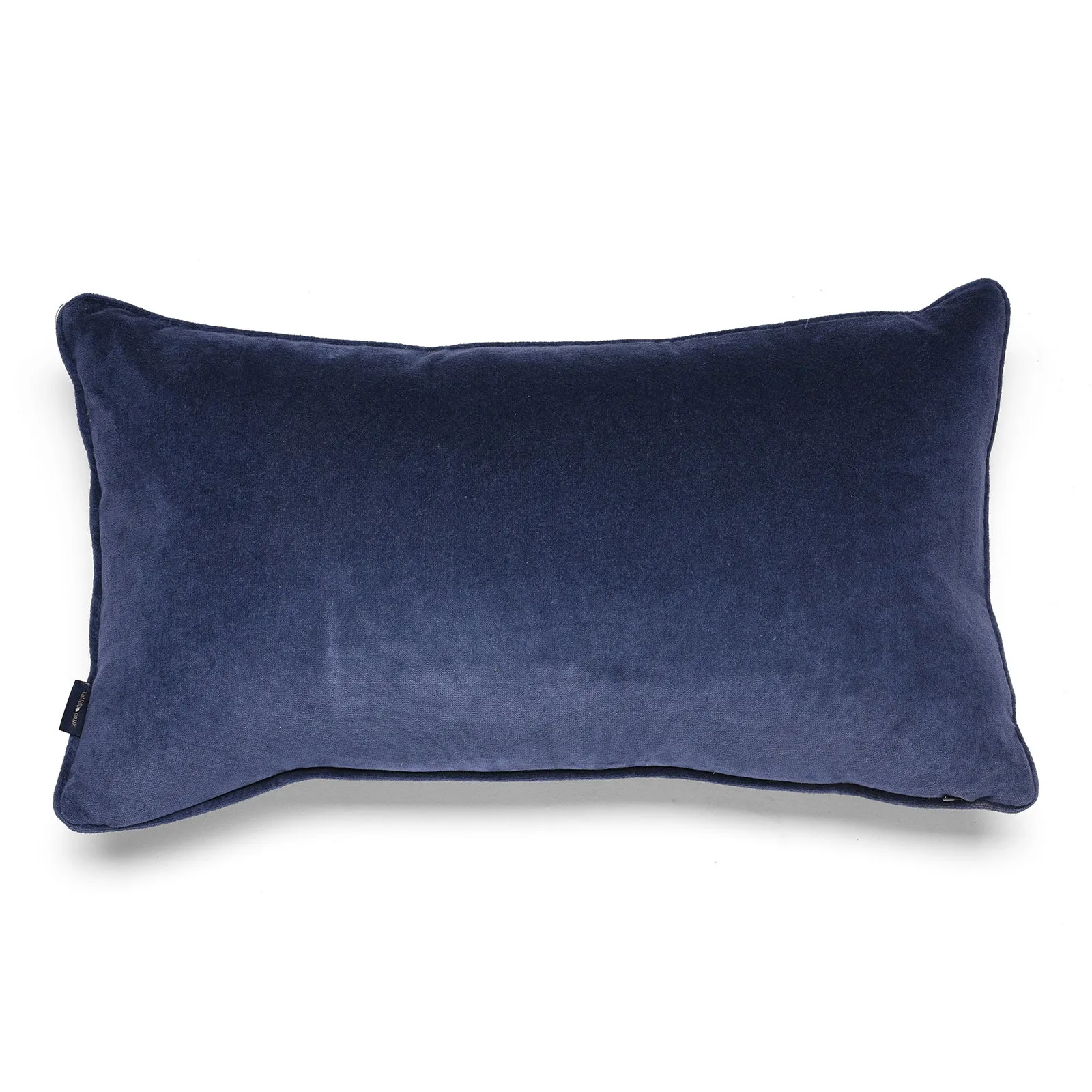Dark Indigo Itajime Long Cushion