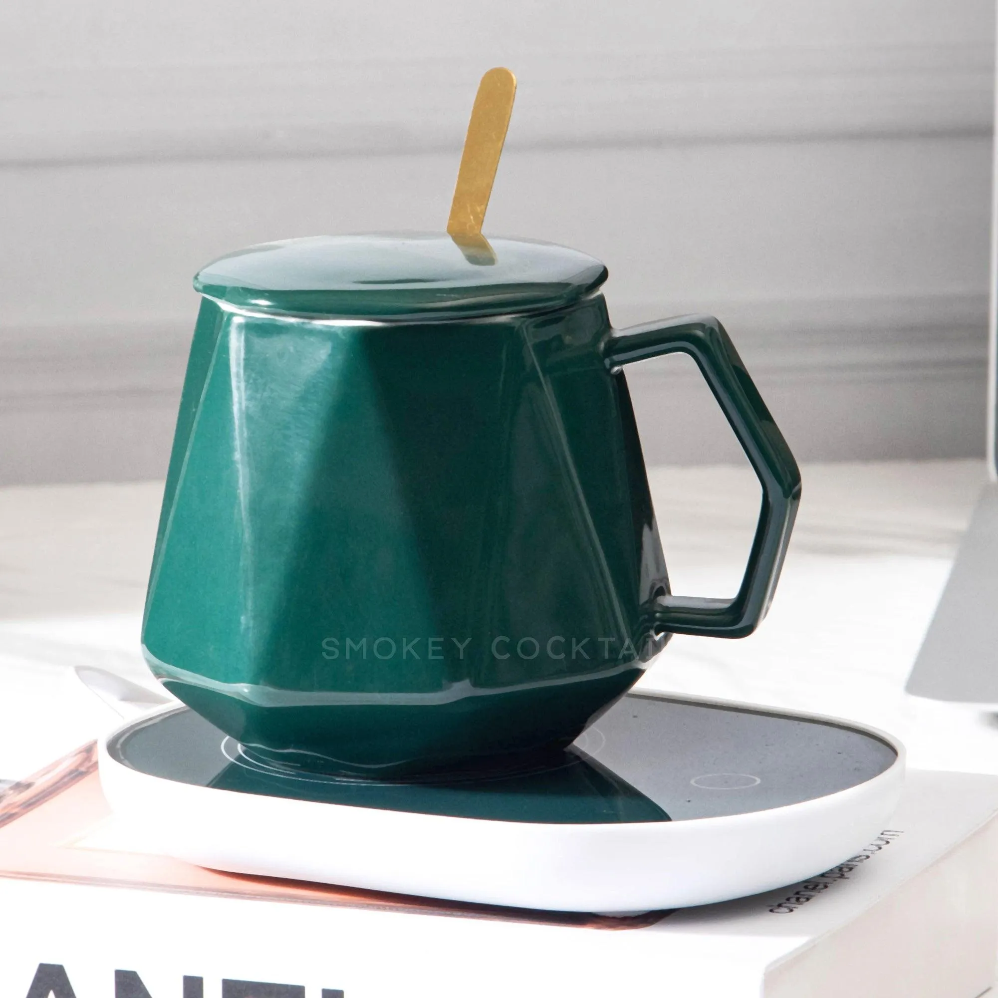 Dazzling Coffee Mug With Warmer