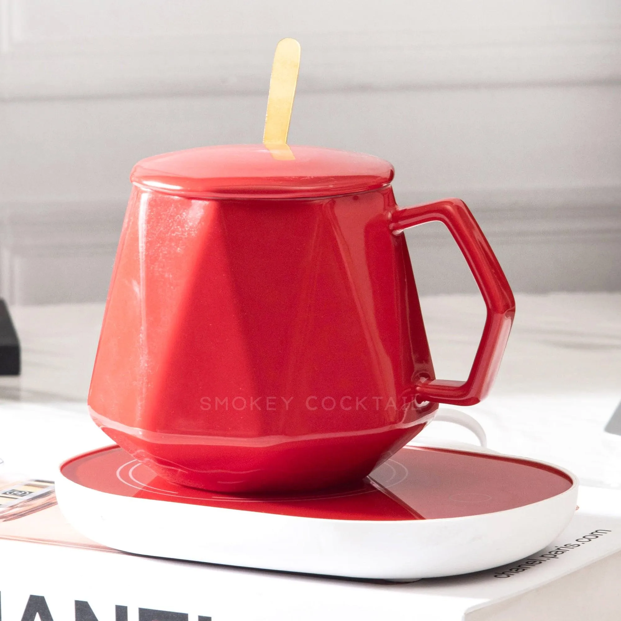 Dazzling Coffee Mug With Warmer