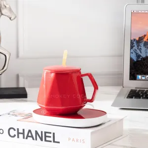 Dazzling Coffee Mug With Warmer