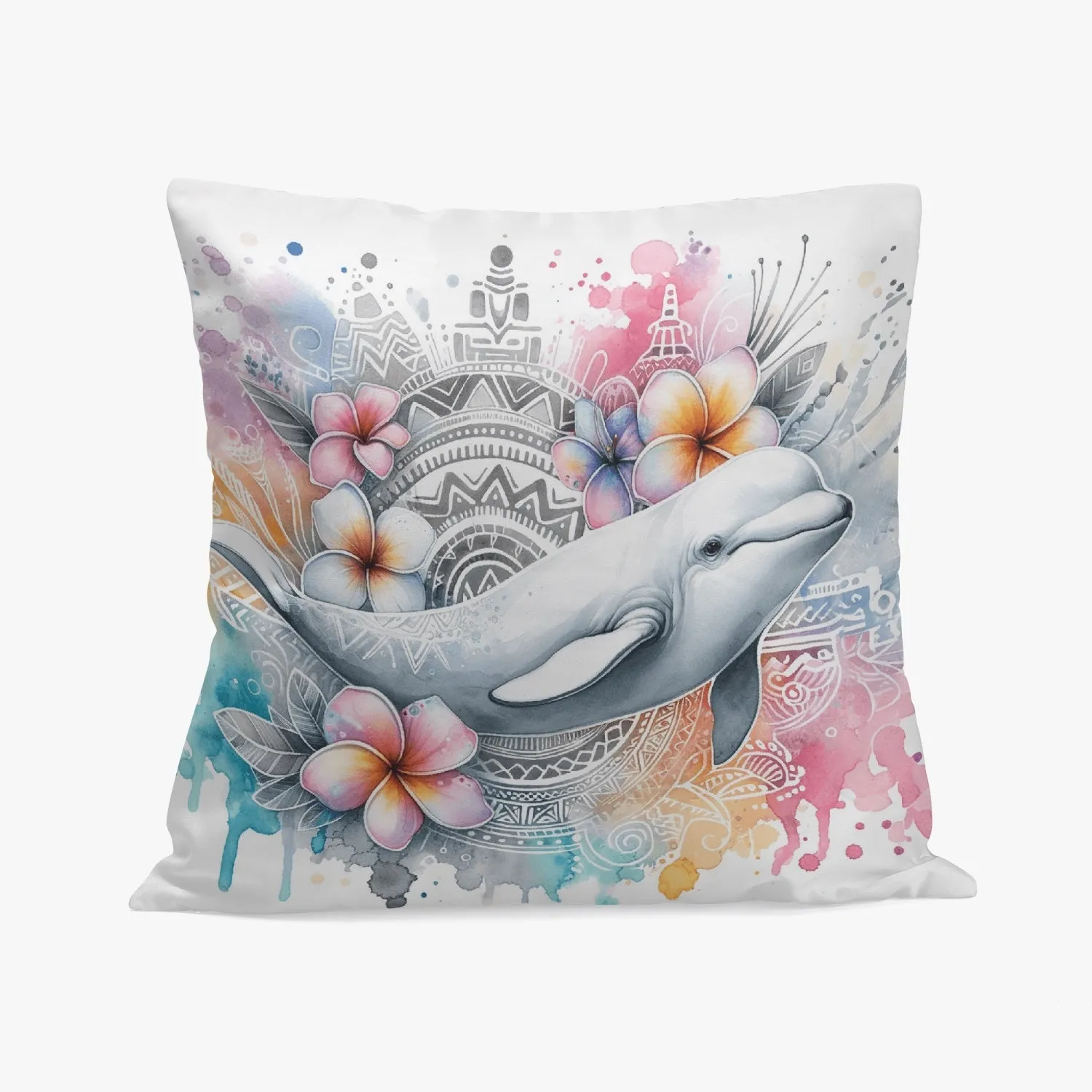 Dazzling Dolphin Undersea 18" Pillow Cover