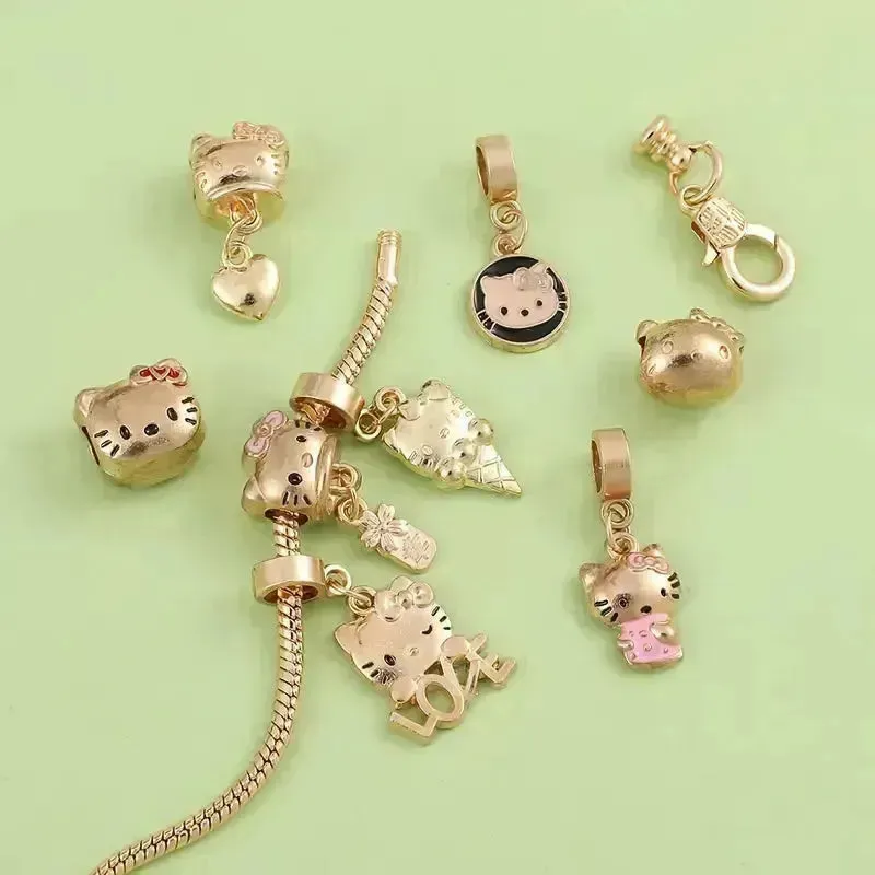 Dazzling Hello Kitty Zinc Alloy Bracelet