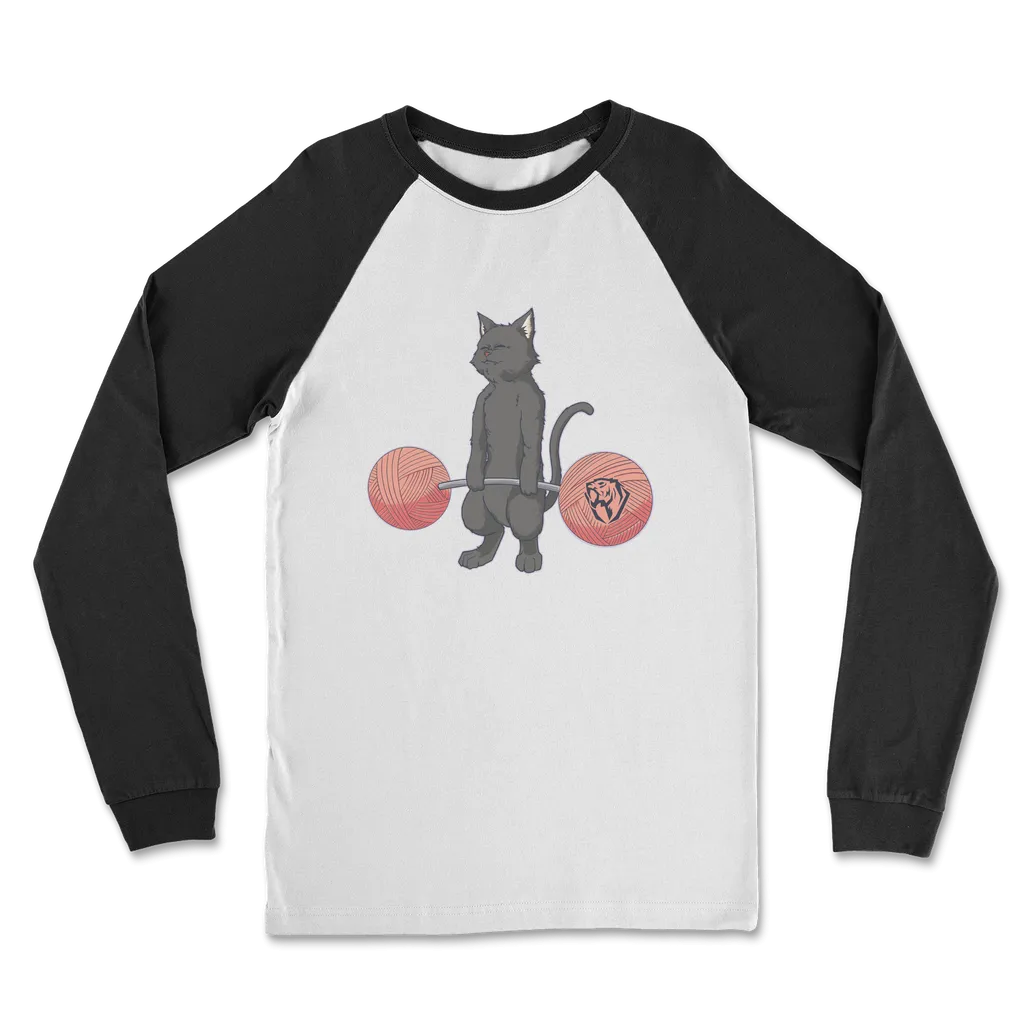 Deadlifting Black Cat Raglan (UK)