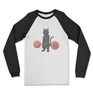 Deadlifting Black Cat Raglan (UK)