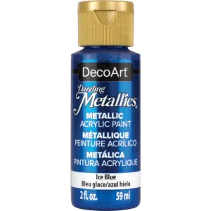 Deco Art - Dazzling Metallics Acrylic Paint 2oz - Ice Blue