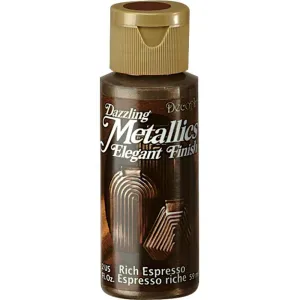 Deco Art - Dazzling Metallics Acrylic Paint 2oz - Rich Espresso