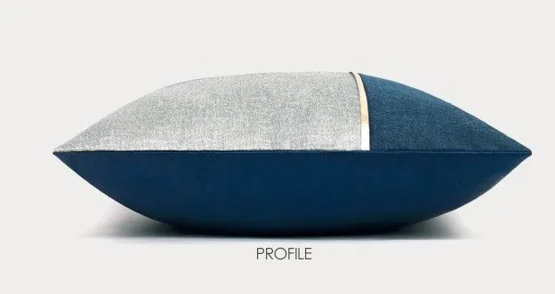 Decorative Modern Sofa Pillows, Blue Modern Throw Pillows, Large Modern Pillows for Living Room, Modern Throw Pillows for Couch