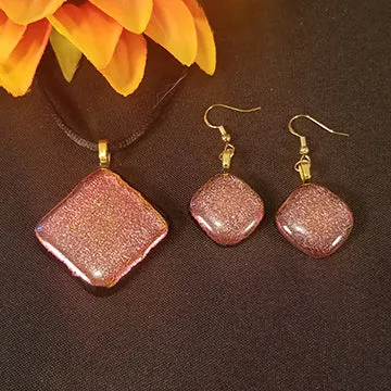 Dichroic Copper Fused Glass Jewelry Eye-Catching