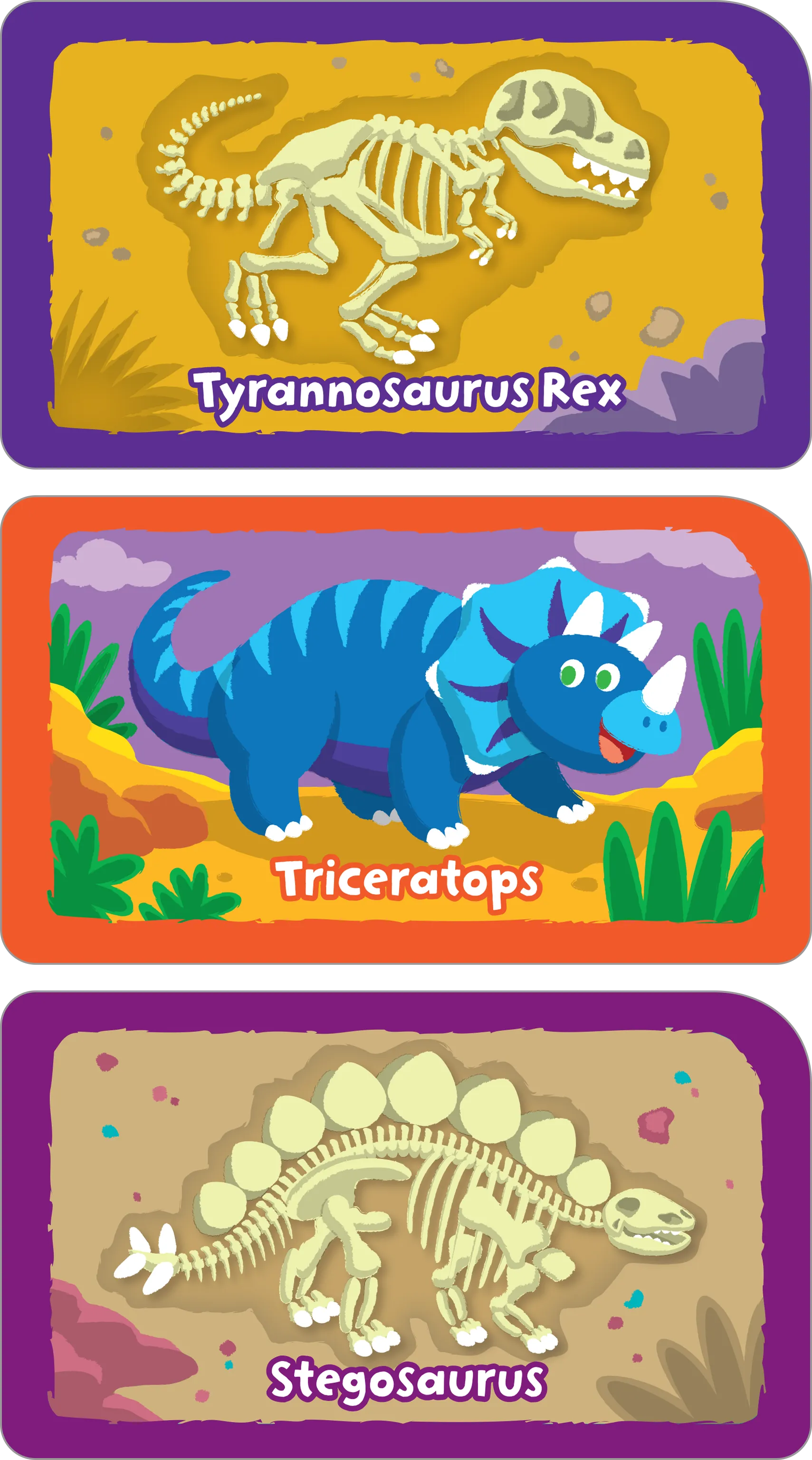 Dino Dig Card Game