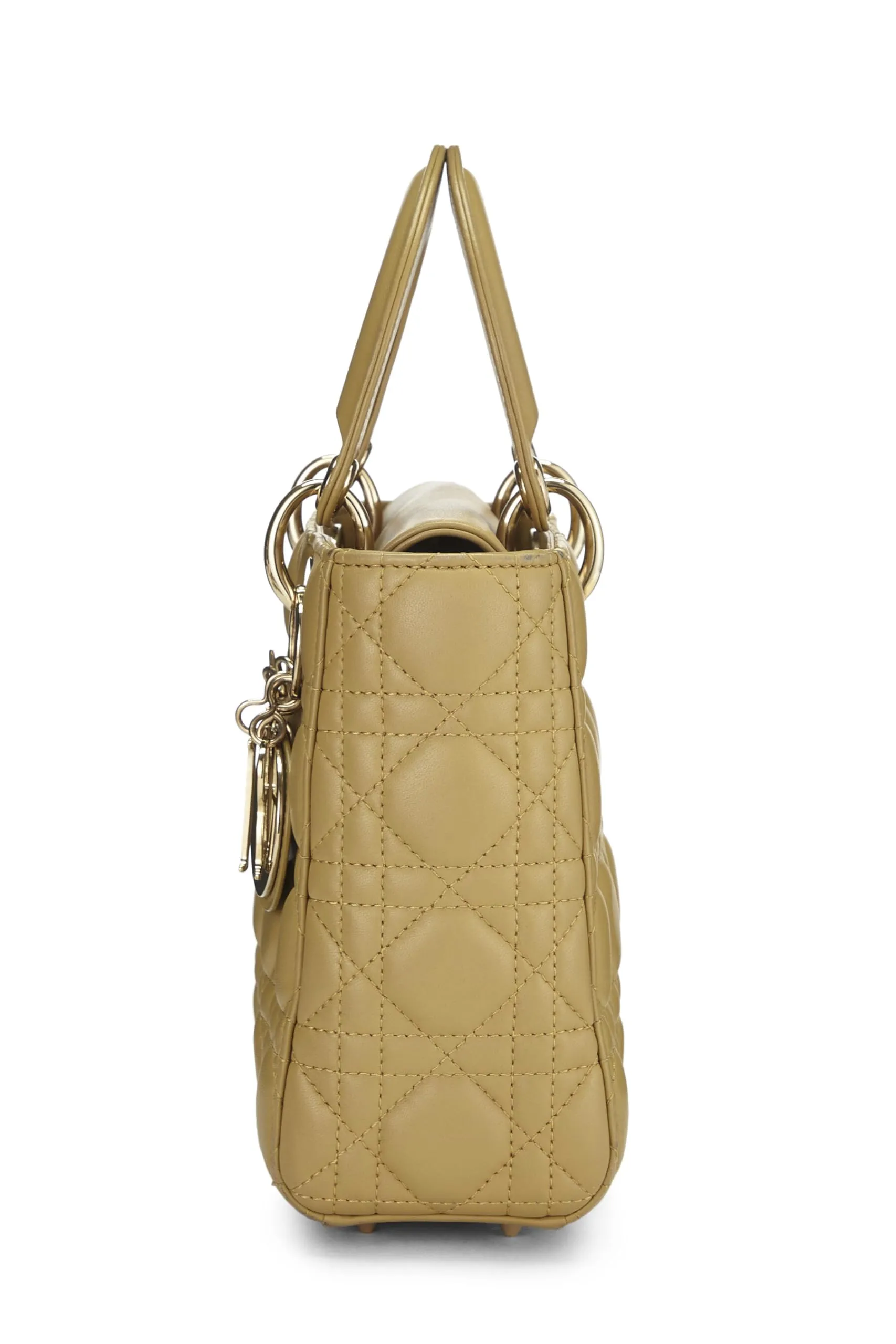 Dior,  Green Cannage Lambskin My ABCDior Lady Dior Small, Green