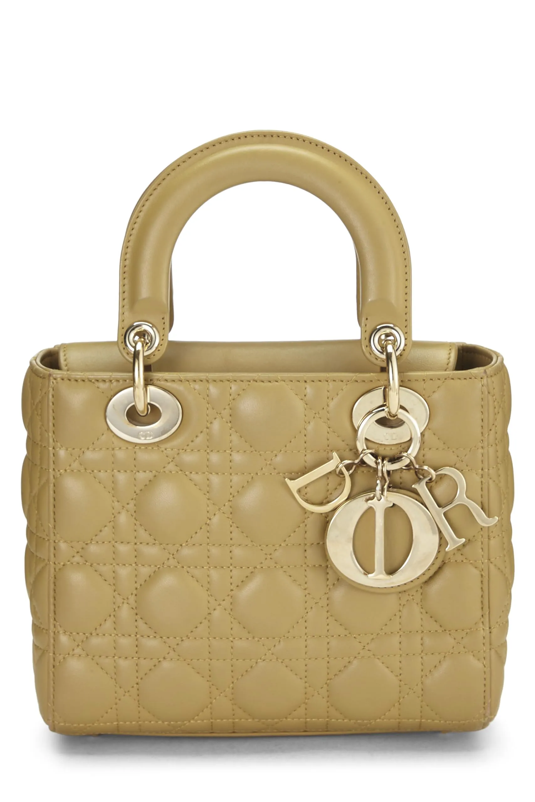 Dior,  Green Cannage Lambskin My ABCDior Lady Dior Small, Green