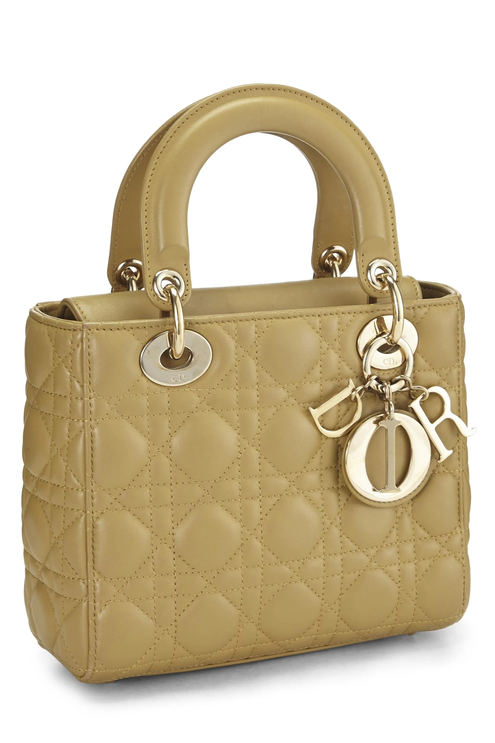 Dior,  Green Cannage Lambskin My ABCDior Lady Dior Small, Green