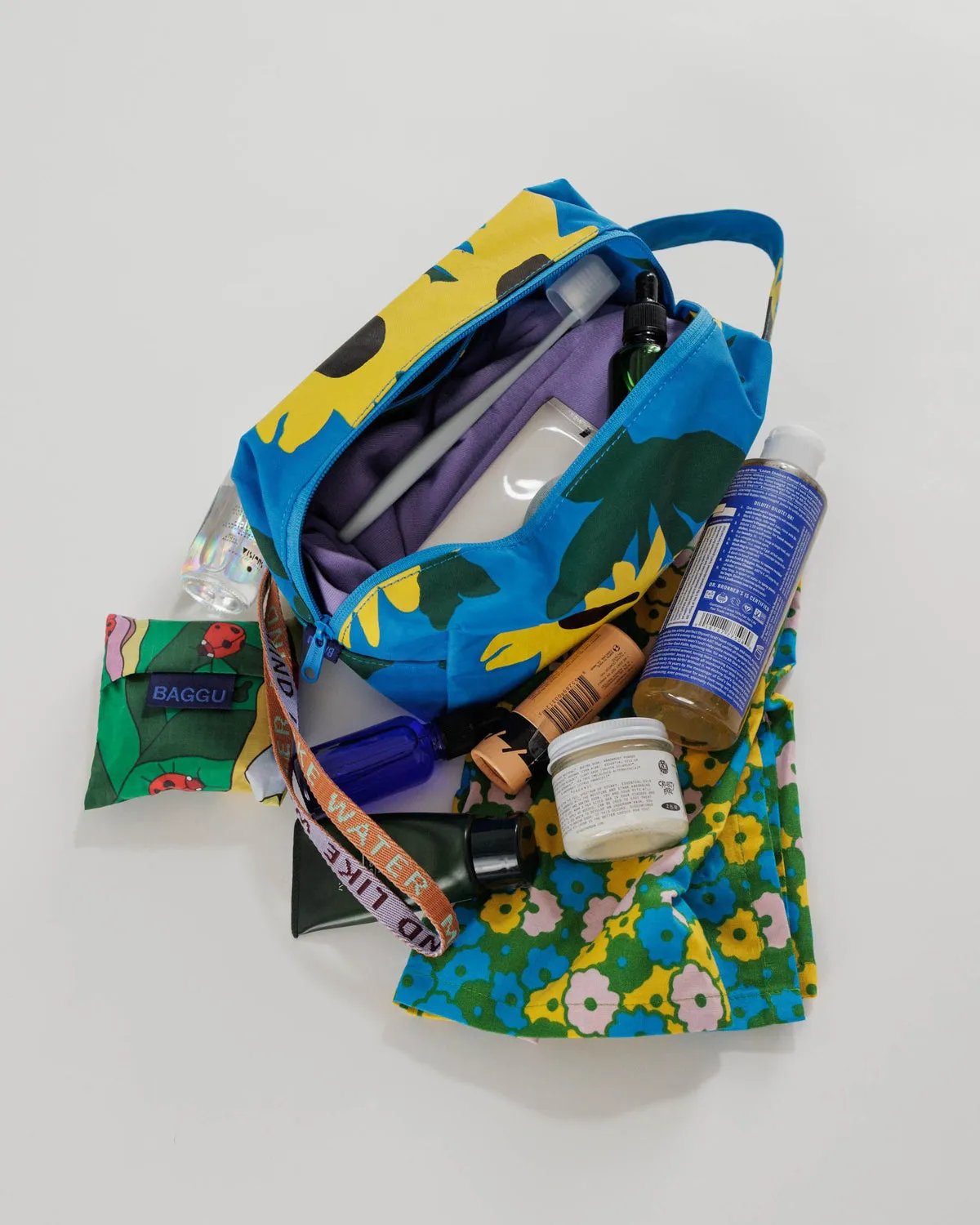 Dopp Kit - Wild Sunflower Blue