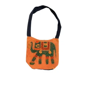 Elephant Design Shoulder Bag