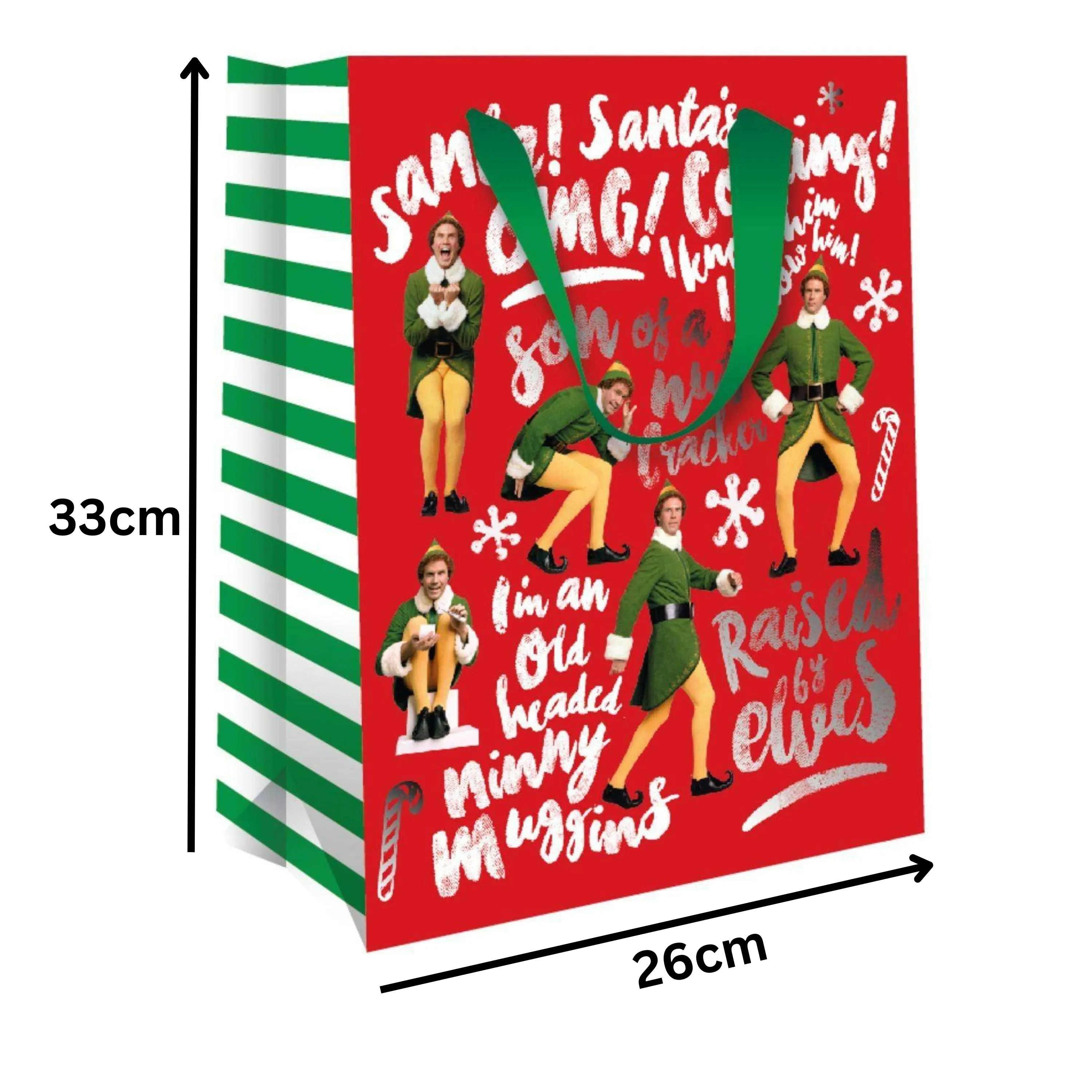 Elf Christmas Gift Bag
