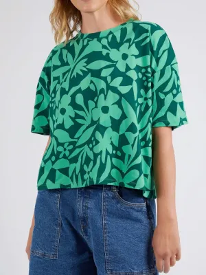ELM STENCIL FLORAL TEE