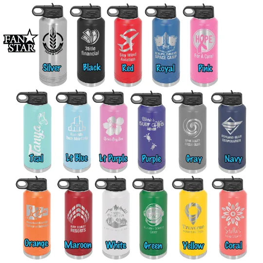 Engraved Senior Stainless Steel Water Bottle, Perfect Graduation Gift, Senior Night