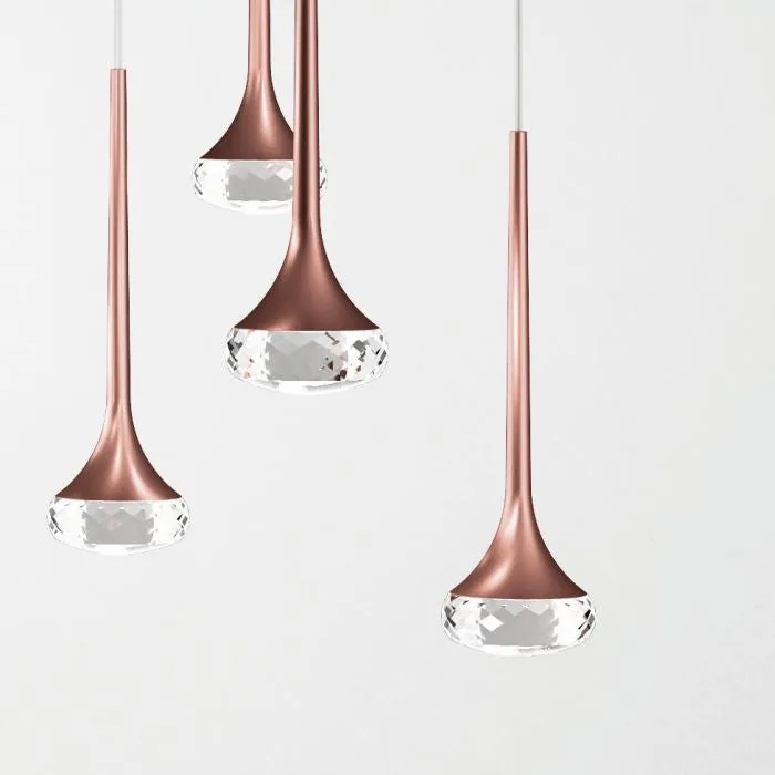 Fairy Linear 12 Light Canopy Light With Cut Glass Diffusers