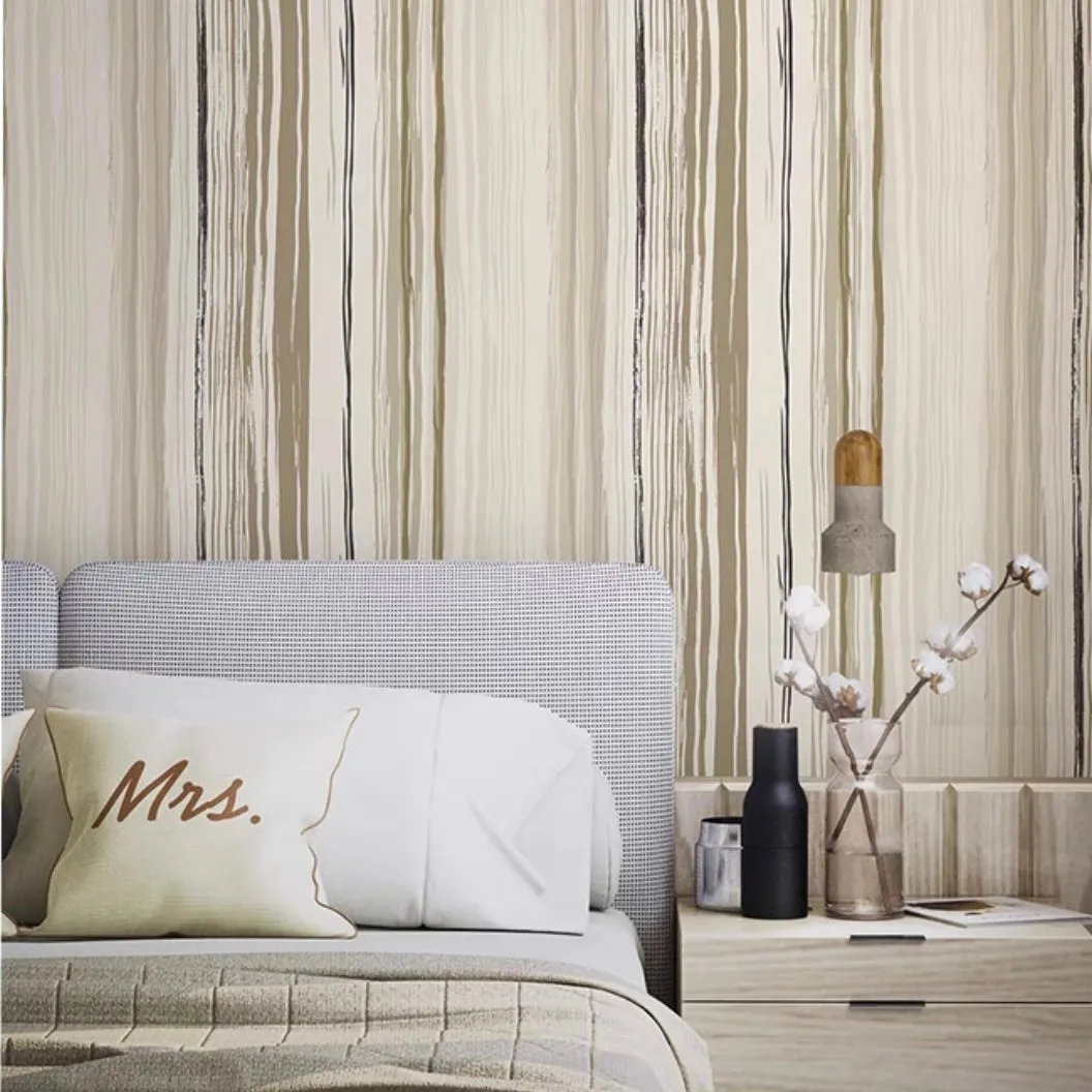 Fashion Vertical Lines Patterned Wallpaper (5.3 ㎡)