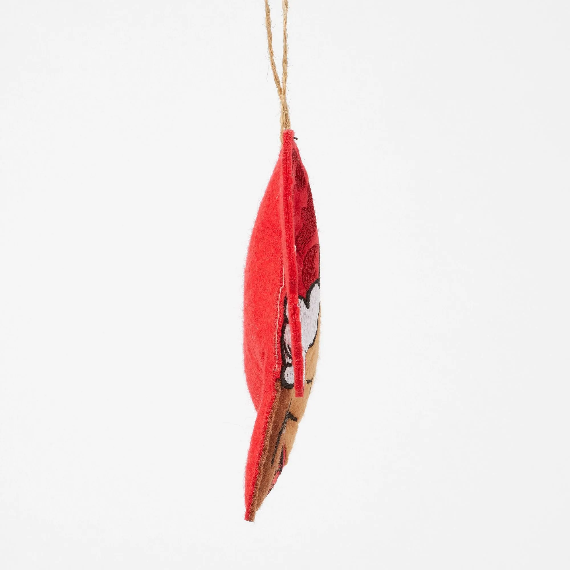 Felt Max in Santa Hat Ornament