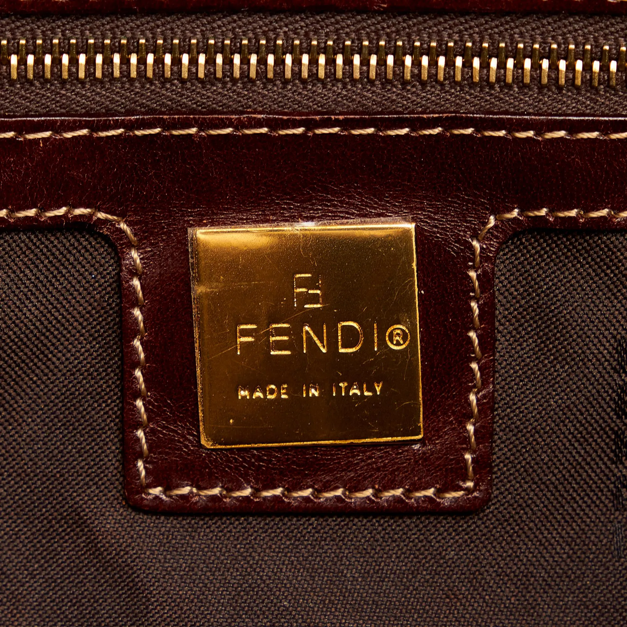 Fendi Crystal Zucchino Double Flap (SHG-lFxEd7)